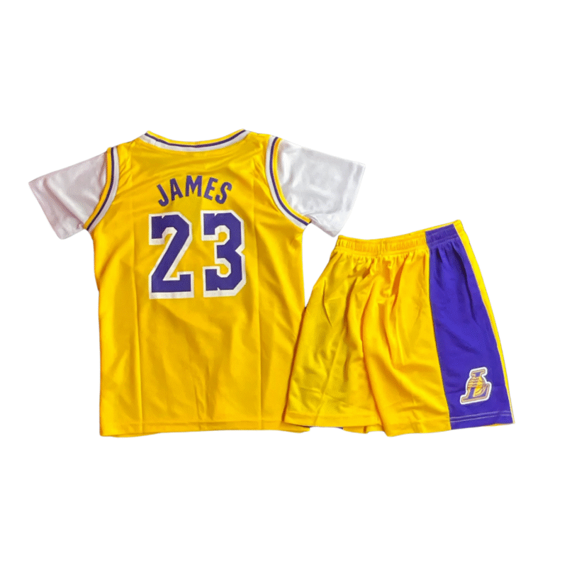 LeBron James #23 Kids' Lakers Jersey and Shorts Set