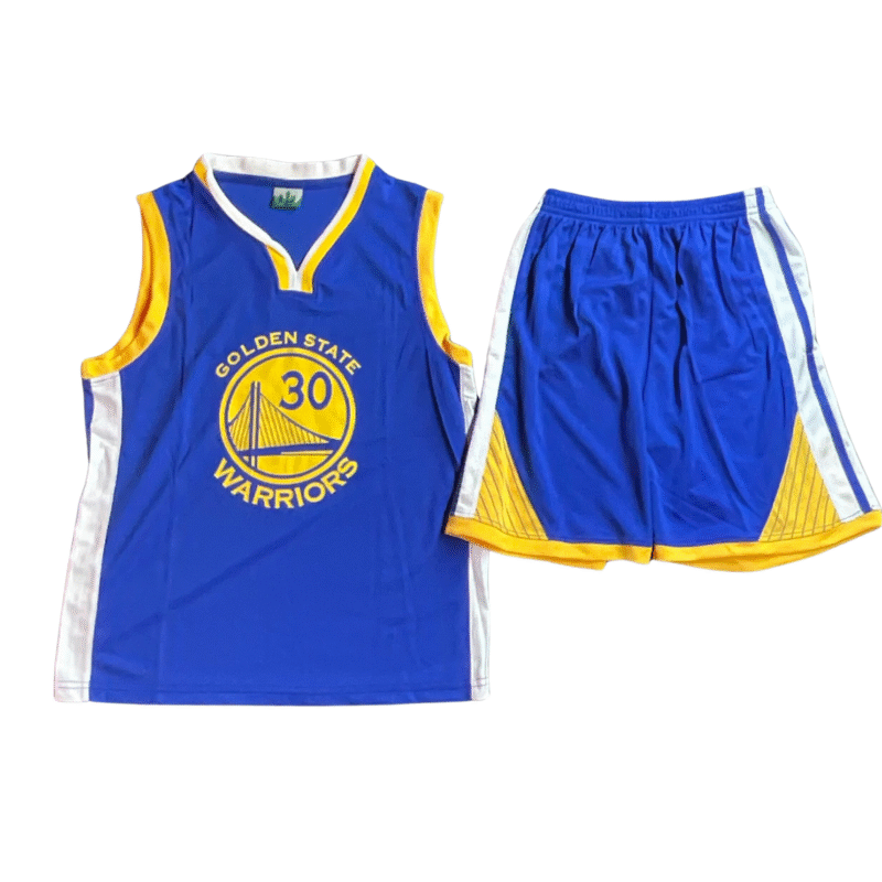 Stephen Curry #30 Kids' Golden State Warriors Jersey and Shorts Set