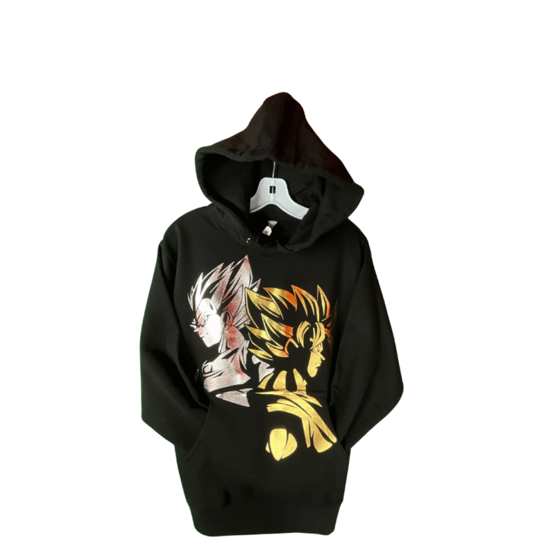 Dragon Ball Z Goku and Vegeta Dual Saiyan Hoodie