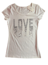 Love Beaded Tee – White