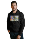 Hawaii ID Print Hoodie – Black