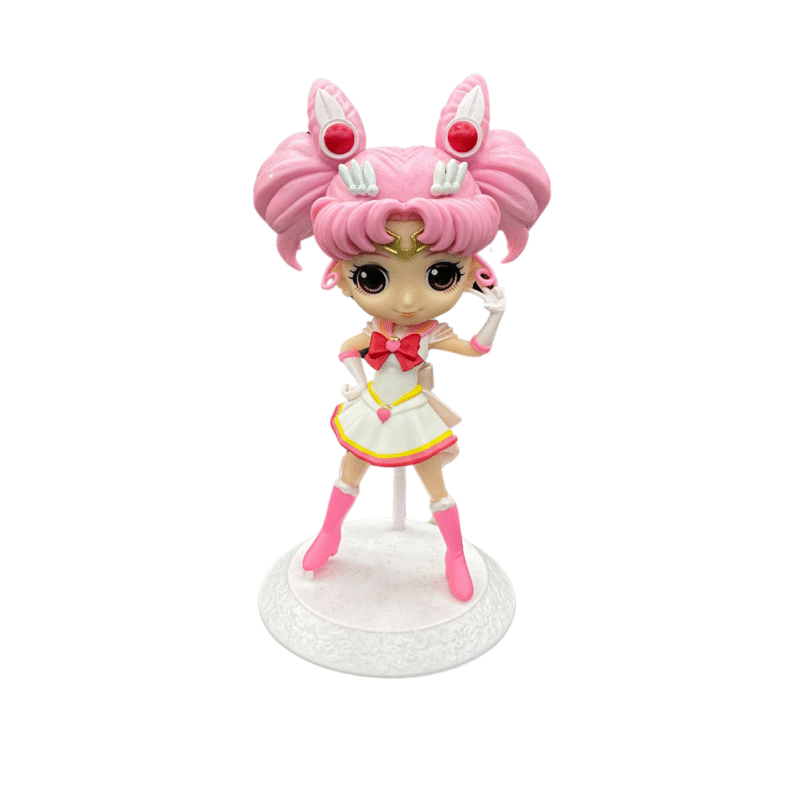 Magical Girl Anime Figurine with Pink Pigtails