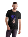 Dragon Ball Super Saiyan Vegeta Men's Black T-shirt