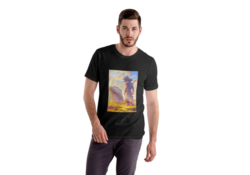 Rest in peace Goku at the grave t-shirt