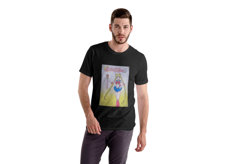 Sailor Moon Black T-Shirt