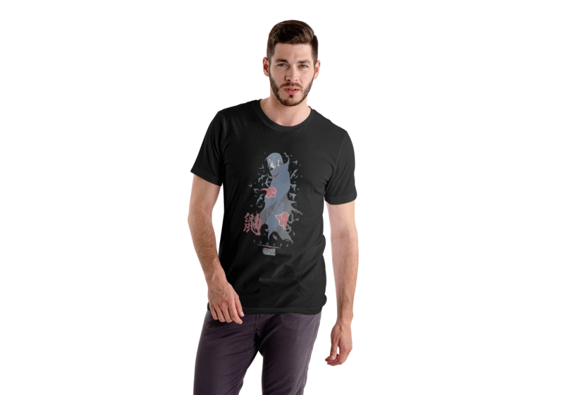 Naruto Shippuden Black T-Shirt
