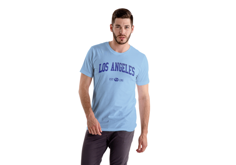 Los Angeles EST 1781 Tee – Light Blue