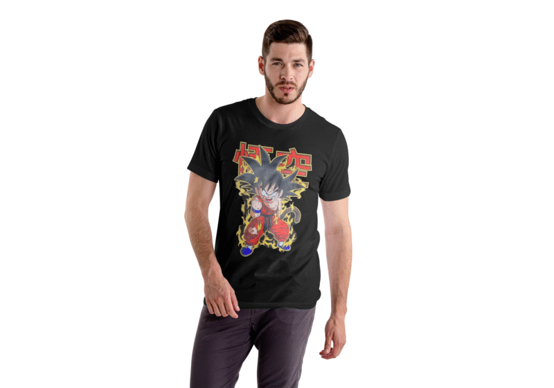 Dragon Ball Super Goku Character Men's Black T-shirt