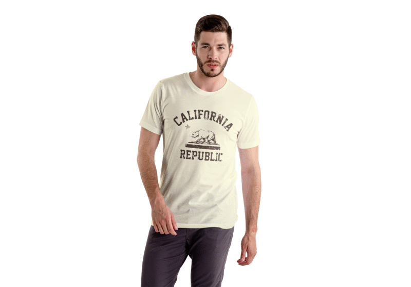 California Republic Graphic Tee – White