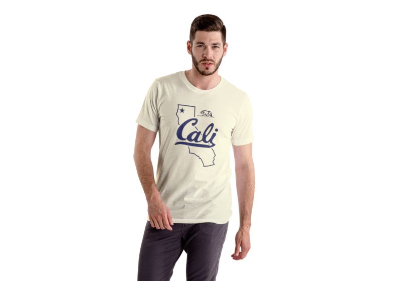 Cali State Graphic Tee – White