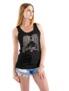 Angel Wings Rhinestone Tank Top