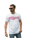 Retro Pink Hollywood Script T-Shirt