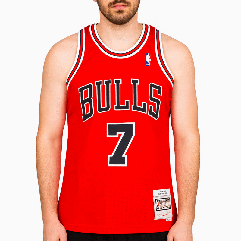 Chicago Bulls #7 Basketball Jersey – Red