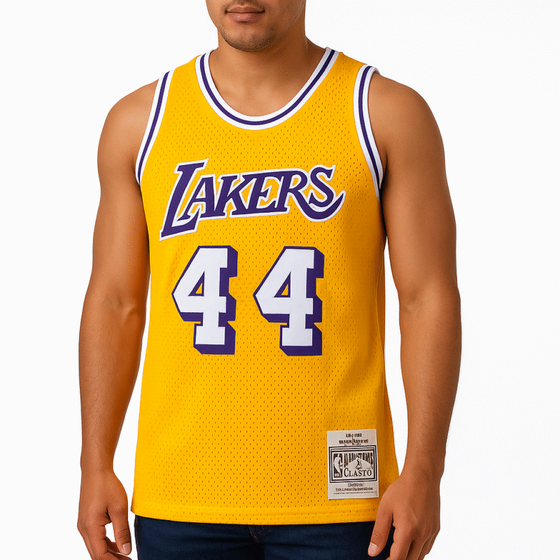 Lakers #44 Basketball Jersey – Yellow