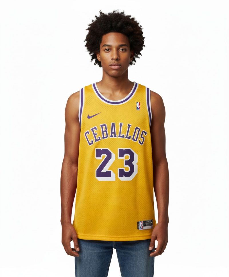 Cedric Ceballos #23 Lakers Throwback Jersey