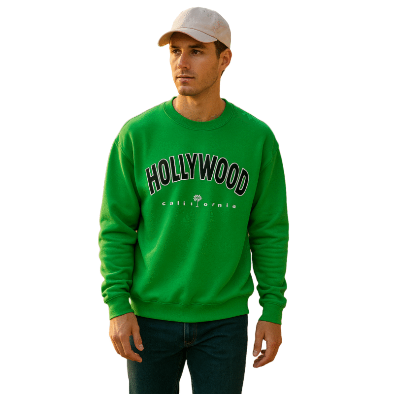 Hollywood California Sweatshirt – Green