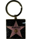 Martha Star Keychain – Hollywood Walk of Fame Style