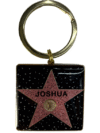 Joshua Star Keychain – Hollywood Walk of Fame Style
