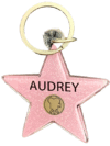 Audrey Star Keychain – Hollywood Walk of Fame Style