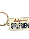 Girlfriend Keychain – California License Plate Style
