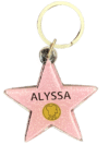 Alyssa Star Keychain – Hollywood Walk of Fame Style