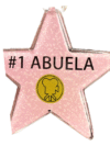 #1 Abuela Star Keychain – Hollywood Walk of Fame Style