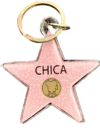 Chica Star Keychain – Hollywood Walk of Fame Style