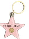 #1 Boyfriend Star Keychain – Hollywood Walk of Fame Style