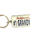 #1 Grandma Keychain – California License Plate Style