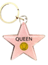 Queen Star Keychain – Hollywood Walk of Fame Style