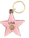 Lisa Star Keychain – Hollywood Walk of Fame Style