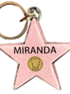 Miranda Star Keychain – Hollywood Walk of Fame Style