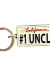 #1 MOM Keychain – California License Plate Style