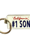 #1 Son Keychain – California License Plate Style