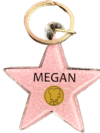 Megan Star Keychain – Hollywood Walk of Fame Style