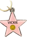 Hollywood Star Keychain – VICKIE