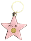 Nicole Star Keychain – Hollywood Walk of Fame Style