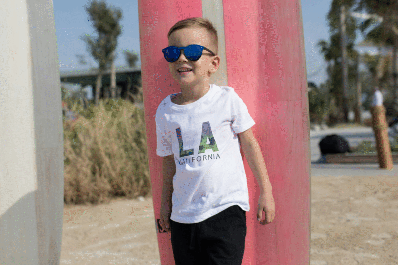 LA California Kids T-Shirt – White