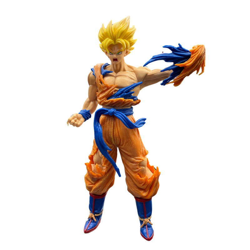 Dragon Ball Z Super Saiyan Goku Kamehameha Action Figure